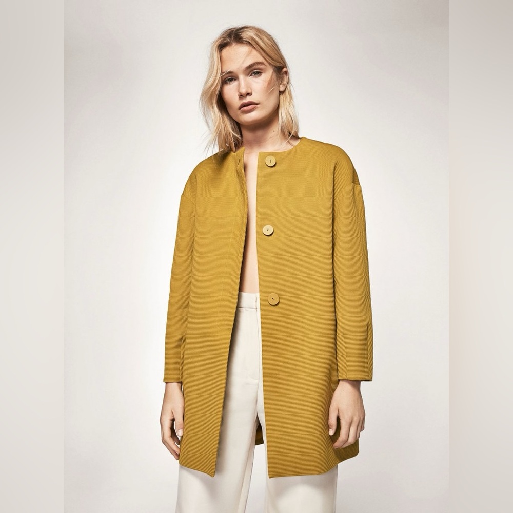 Massimo Dutti Textured Cotton Jacket